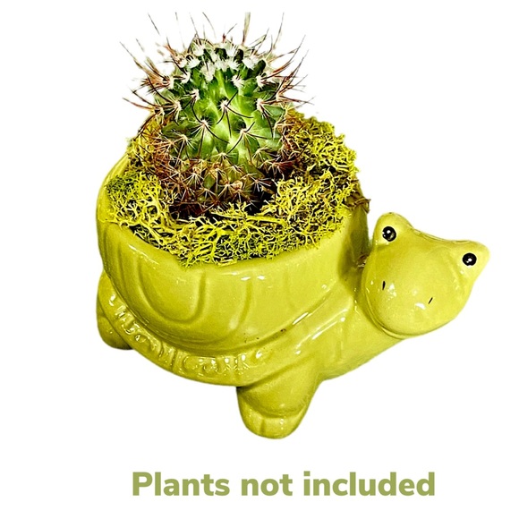 TURTLE ANIMAL PLANTER NWT - Picture 3 of 7